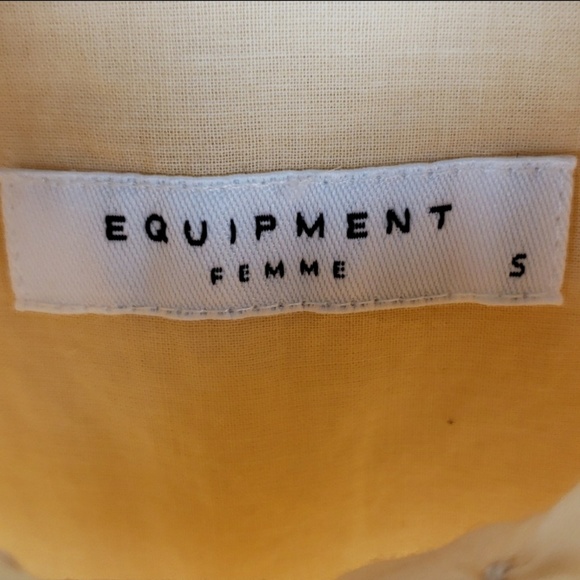 Equipment 100% cotton button up blouse - Picture 2 of 4